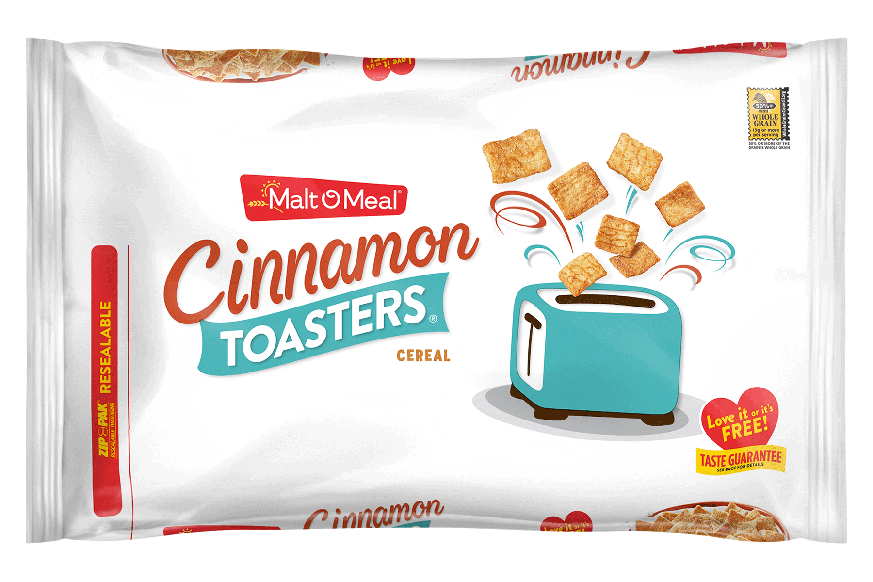 New Malt-O-Meal Cinnamon Toasters Cereal Bag