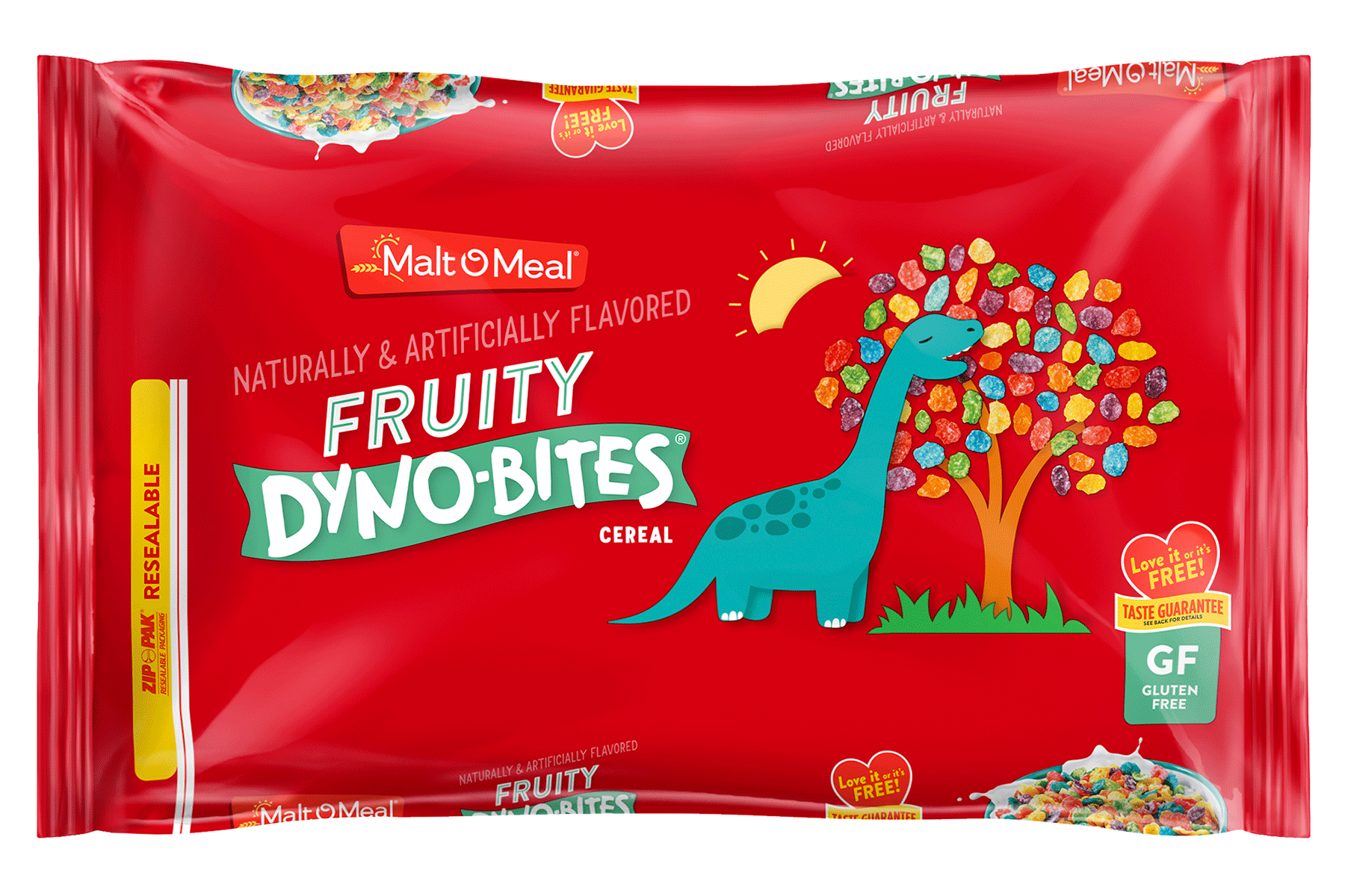New Malt-O-Meal Fruity Dyno Bites Cereal Bag