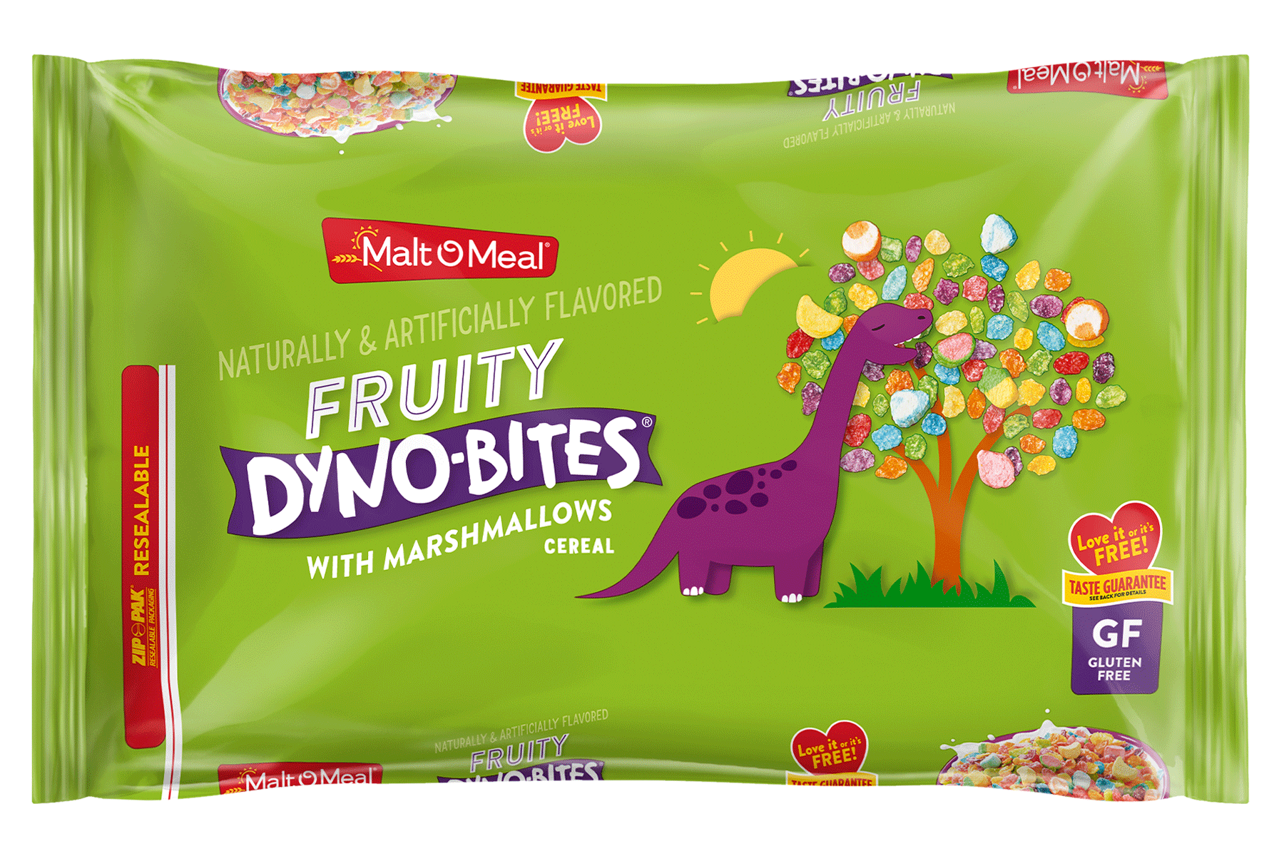 New Malt-O-Meal Fruity Dyno Bites Cereal Bag