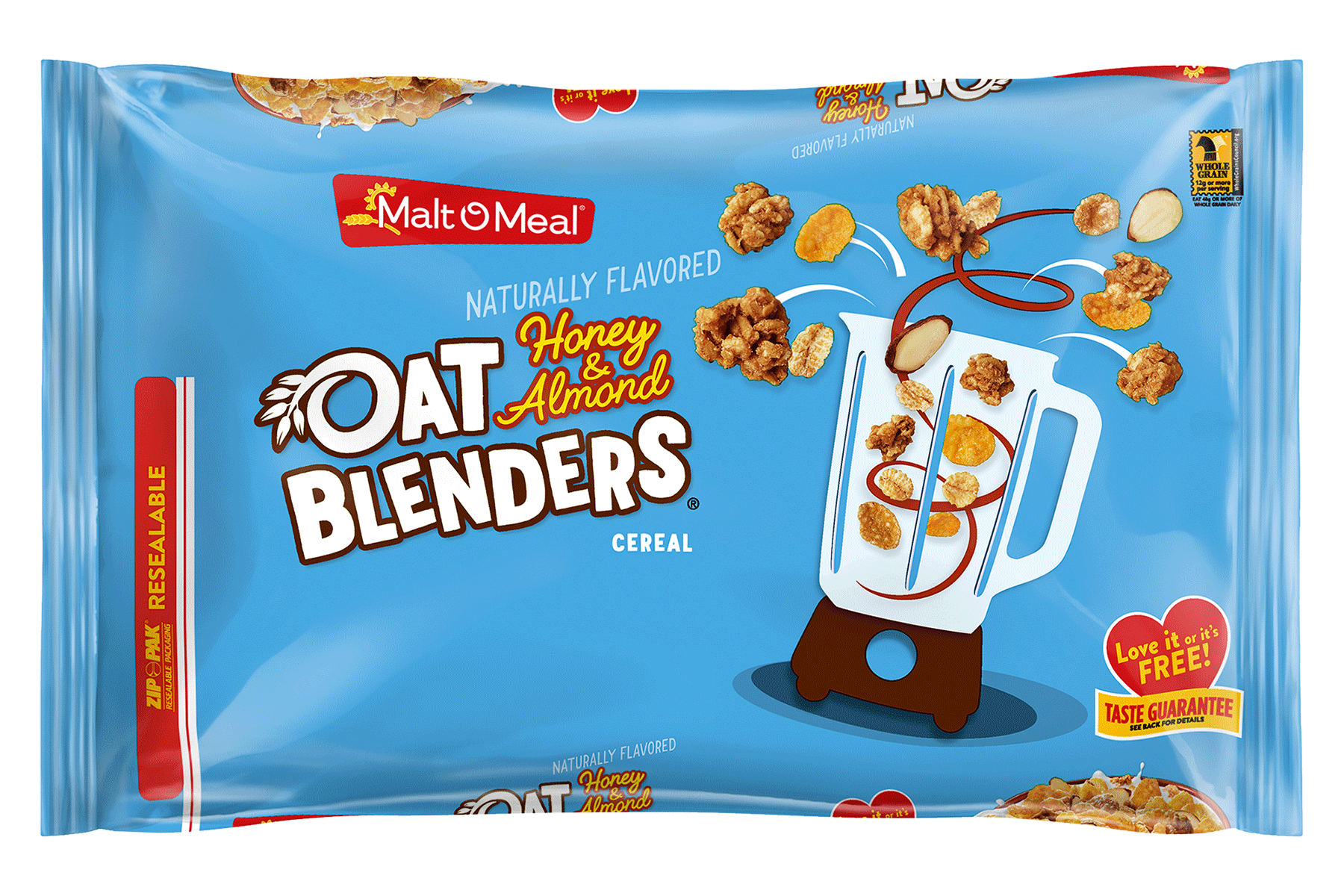 New Malt-O-Meal Honey and Almond Oat Blenders Cereal Bag