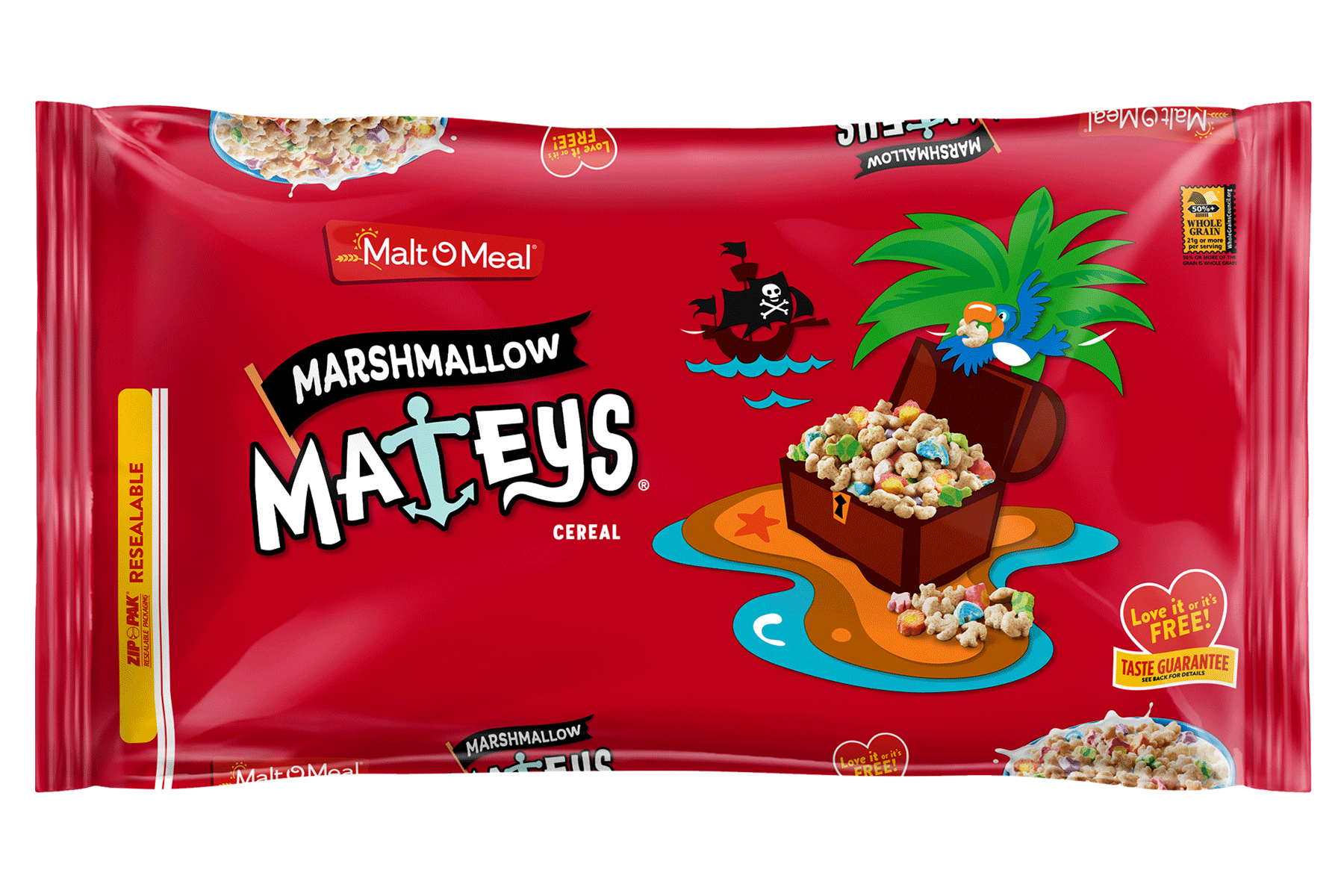 New Malt-O-Meal Marshmallow Mateys Cereal Bag