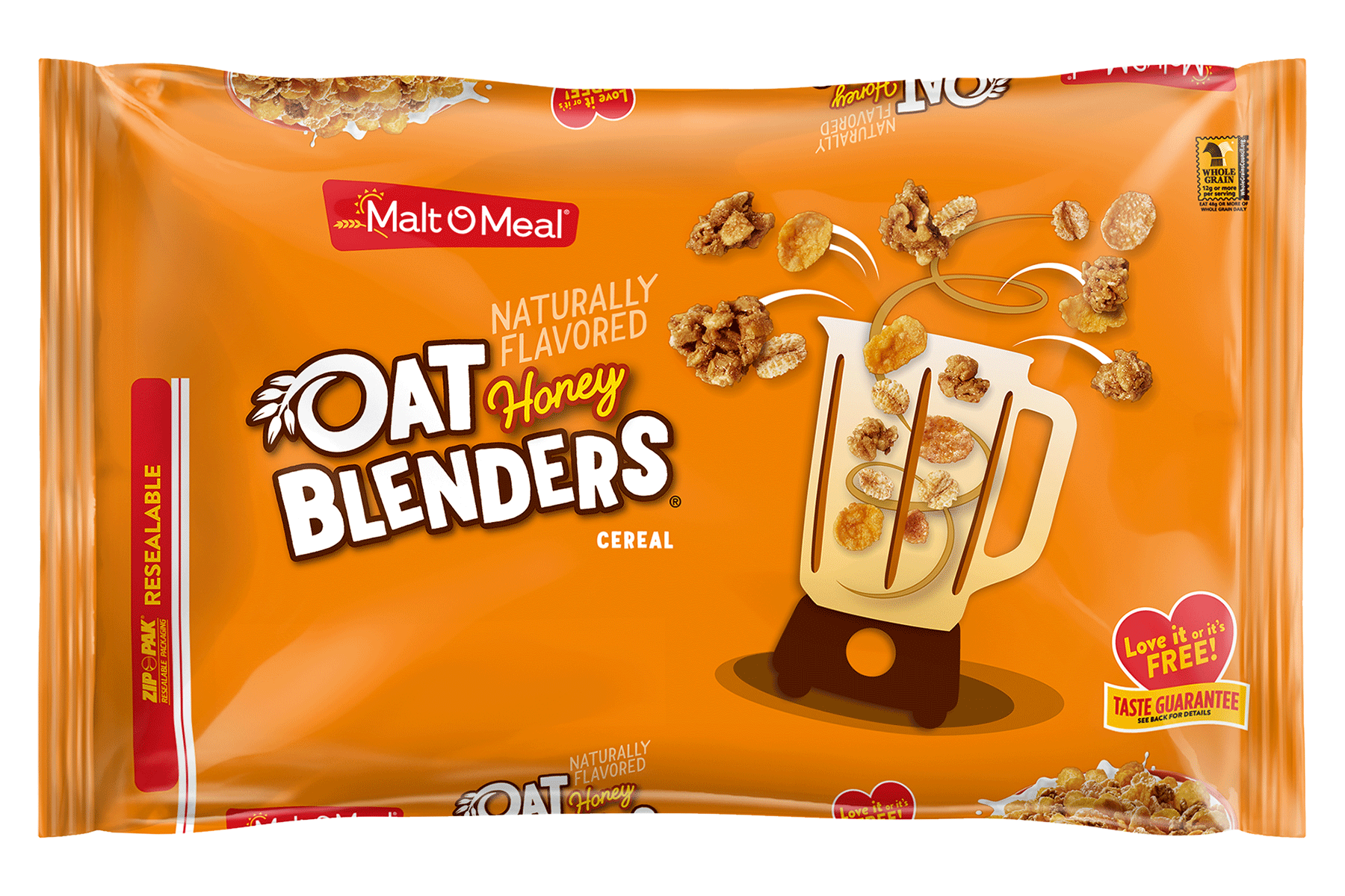 New Malt-O-Meal Oat Honey Blenders Cereal Bag