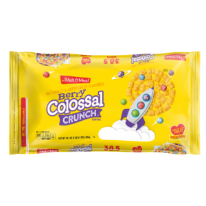 Malt-O-Meal Berry Colossal Crunch Cereal packaging