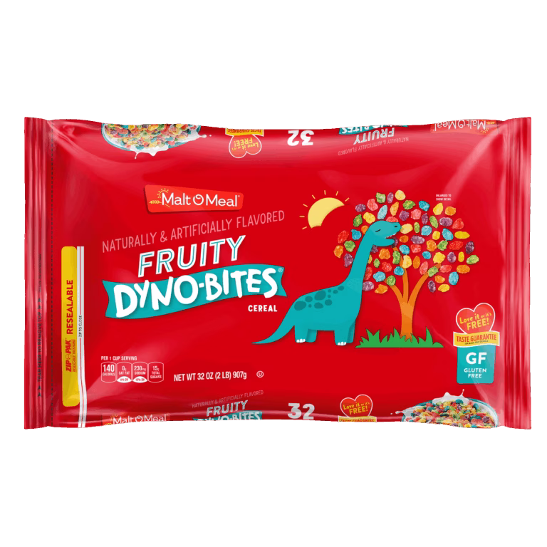 Fruity Dyno Bites cereal