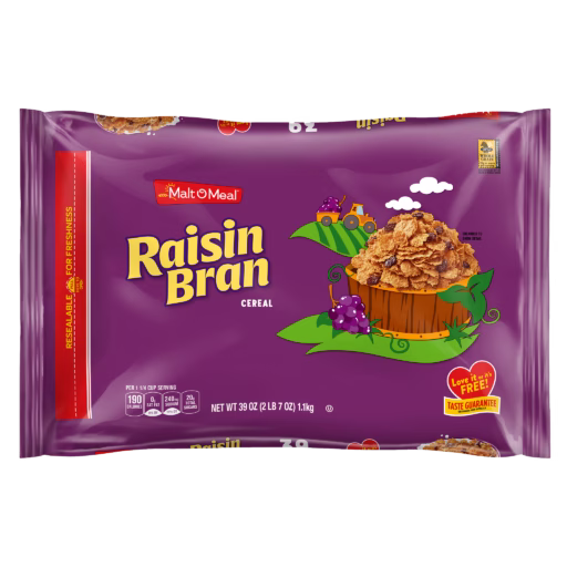Malt-O-Meal Raisin Bran cereal