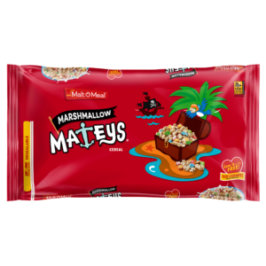 Malt-O-Meal® Marshmallow Mateys® cereal packaging