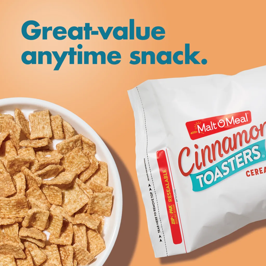 Cinnamon Toasters Cereal great value anytime snack