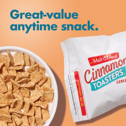 Cinnamon Toasters Cereal great value anytime snack