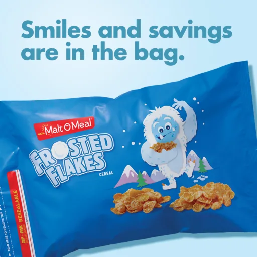 Frosted Flakes cereal bag
